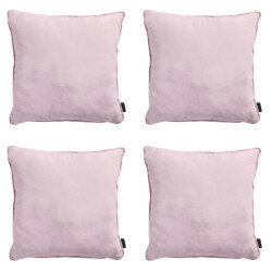 Madison sierkussen panama soft pink ca. 45x45 cm set van 4