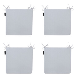 Madison zitkussen panama light grey ca. 40x40 cm set van 4