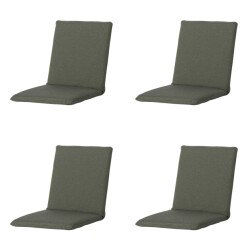 Madison stapelstoelkussen manchester green ca. 97x49 cm set van 4