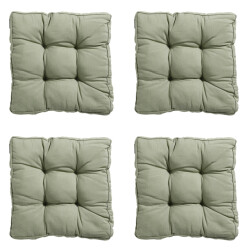 Madison zitkussen florance panama sage ca. 47x47 cm set van 4