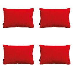 Madison sierkussen panama red ca. 40x60 cm set van 4