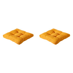 Madison florance zitkussen panama golden glow ca. 73x73 cm set van 2