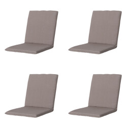 Madison stapelstoelkussen panama ca. 97x49 cm set van 4