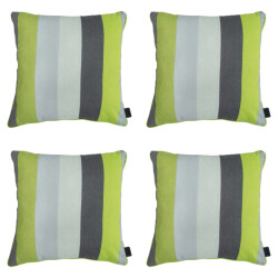 Madison sierkussen victoria green ca. 50x50 cm set van 4
