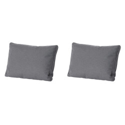 Madison lounge profi-line manchester grey ca. 43x73 cm set van 2
