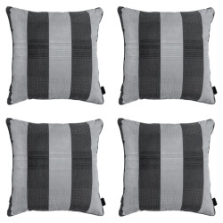 Madison sierkussen alice grey ca. 50x50 cm set van 4