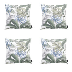 Madison sierkussen bliss blue ca. 45x45 cm set van 4