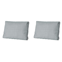 Madison lounge rugkussen basic grey ca. 43x73 cm set van 2