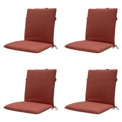 Madison stapelstoelkussen terra canvas eco+ ca. 97x49 cm set van 4