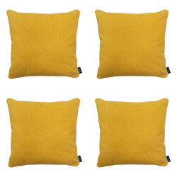Madison sierkussen gold canvas eco+ ca. 50x50 cm set van 4