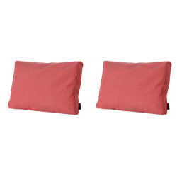 Madison lounge profi-line manchester red ca. 43x73 cm set van 2