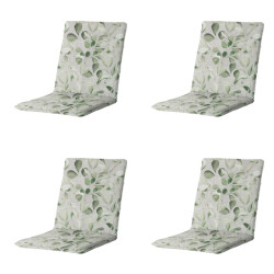 Madison stapelstoelkussen diez ca. 97x49 cm set van 4