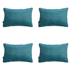 Madison sierkussen panama sea blue ca. 40x60 cm set van 4