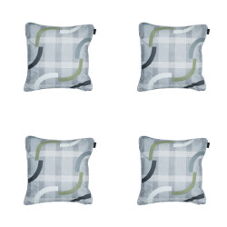 Madison sierkussen tess sage ca. 50x50 cm set van 4