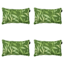 Madison sierkussen fergus green ca. 30x50 cm set van 4