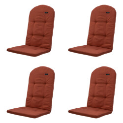 Madison tuinkussen bearchair panama terra ca. 128x48 cm set van 4