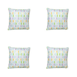 Madison sierkussen trivia mint ca. 50x50 cm set van 4