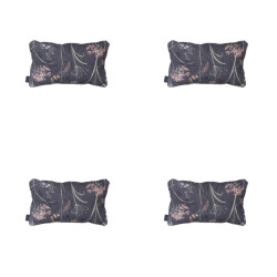 Madison sierkussen donna grey canvas eco+ ca. 30x50 cm set van 4