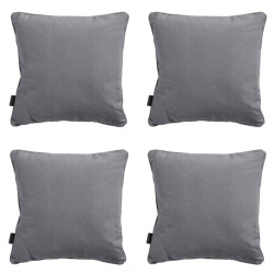 Madison sierkussen panama grey ca. 45x45 cm set van 4