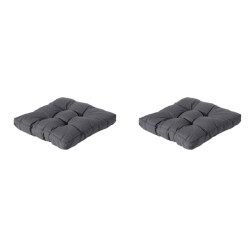 Madison florance zitkussen panama grey ca. 73x73 cm set van 2