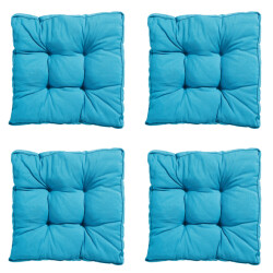 Madison zitkussen florance panama aqua ca. 47x47 cm set van 4