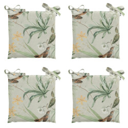 Madison zitkussen toscane grasse green ca. 46x46 cm set van 4