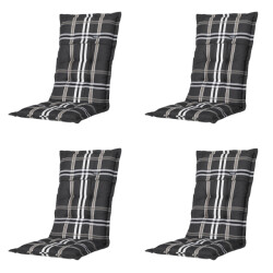 Madison tuinstoelkussen hoge rug nils ca. 123x50 cm set van 4