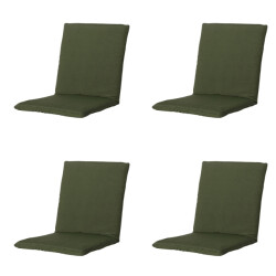 Madison stapelstoelkussen panama green ca. 97x49 cm set van 4