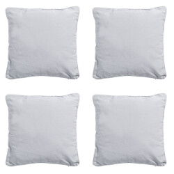 Madison sierkussen panama light grey ca. 60x60 cm set van 4