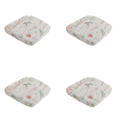 Madison zitkussen wicker donna natural canvas eco+ ca. 48x48 cm set van 4