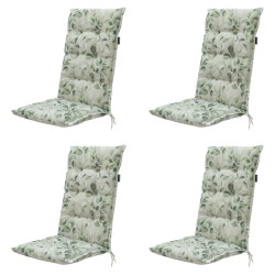Madison tuinstoelkussen hoge rug diez ca. 123x50 cm set van 4