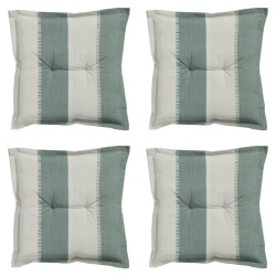 Madison zitkussen banda kaki ca. 50x50 cm set van 4