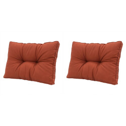 Madison florance rugkussen panama terra ca. 43x73 cm set van 2