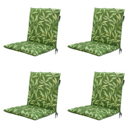 Madison stapelstoelkussen fergus green ca. 97x49 cm set van 4