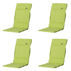 Madison tuinkussen fiber deluxe panama lime ca. 125x50 cm set van 4