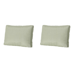 Madison lounge rugkussen panama sage ca. 40x60 cm set van 2