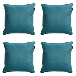 Madison sierkussen panama sea blue ca. 60x60 cm set van 4