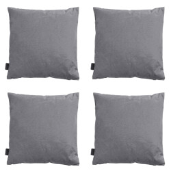 Madison sierkussen panama grey ca. 45x45 cm set van 4