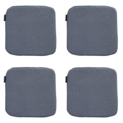 Madison zitkussen manchester denim grey ca. 40x40 cm set van 4