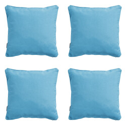 Madison sierkussen panama aqua ca. 60x60 cm set van 4