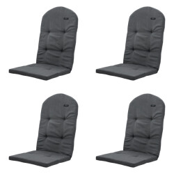Madison tuinkussen bearchair panama grey ca. 128x48 cm set van 4