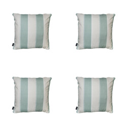 Madison sierkussen banda kaki ca. 50x50 cm set van 4