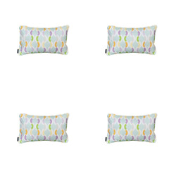 Madison sierkussen trivia mint ca. 30x50 cm set van 4