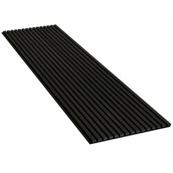 Akupanel Zwart zwart 280 x 60 cm