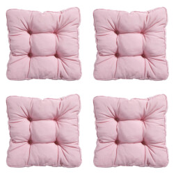 Madison zitkussen florance panama soft pink ca. 47x47 cm set van 4