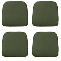 Madison zitkussen wicker panama green ca. 48x48 cm set van 4