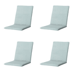 Madison stapelstoelkussen napels azure ca. 97x49 cm set van 4