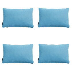 Madison sierkussen panama aqua ca. 40x60 cm set van 4
