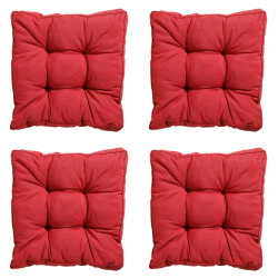 Madison zitkussen florance panama brick red ca. 47x47 cm set van 4