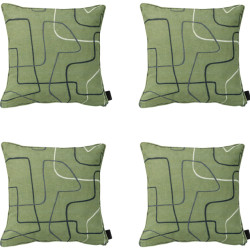 Madison sierkussen joah sage ca. 50x50 cm set van 4